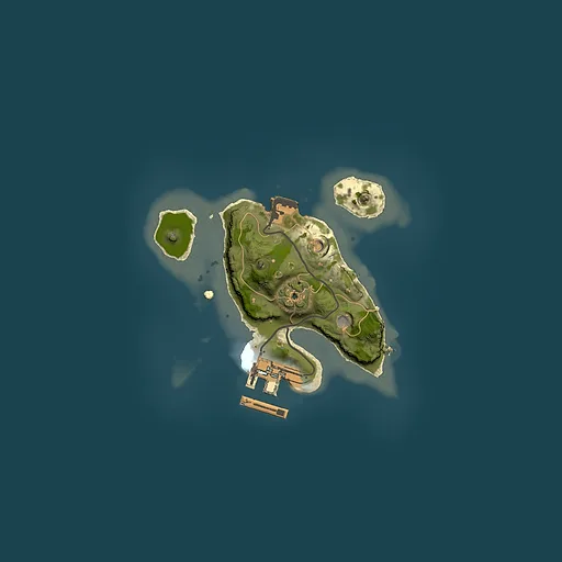 Rust map seed 1674267763, 1500x1500m top-down preview