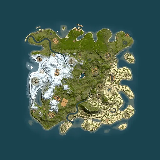 Rust map seed 271181403, 4000x4000m top-down preview
