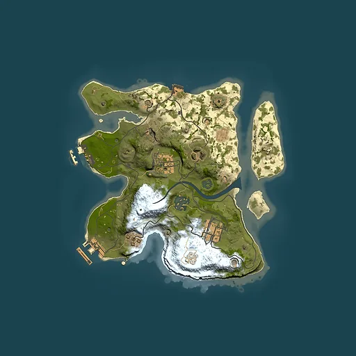 Rust map seed 20541667, 2500x2500m top-down preview