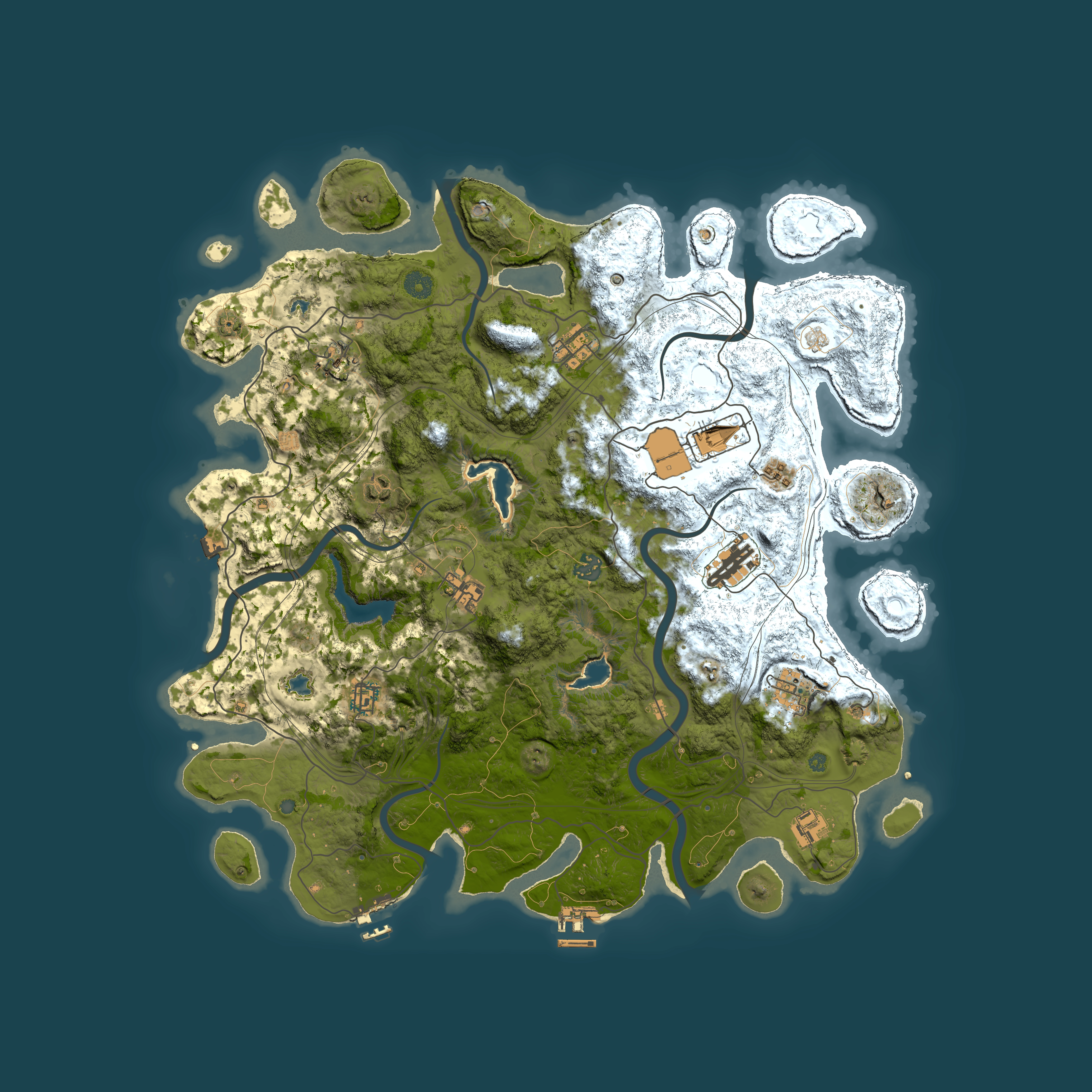 Full top-down render of Rust map seed 525339059, 4500x4500m