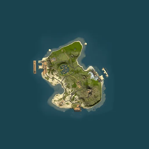 Rust map seed 581835521, 1500x1500m top-down preview