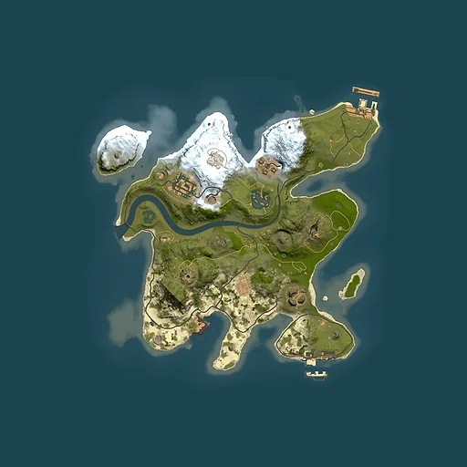 Rust map seed 784043517, 2500x2500m top-down preview