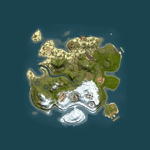 Rust map seed 631267787, 3000x3000m top-down preview