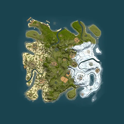 Rust map seed 1783377544, 3500x3500m top-down preview
