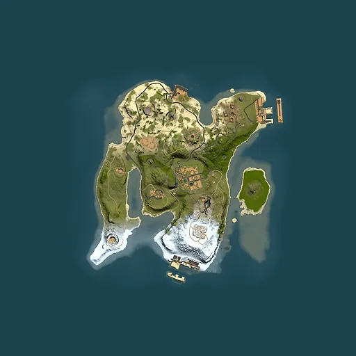 Rust map seed 206941780, 2000x2000m top-down preview