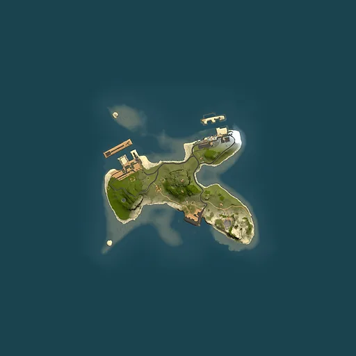 Rust map seed 985589518, 1500x1500m top-down preview
