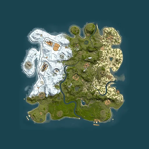 Rust map seed 476162107, 4000x4000m top-down preview