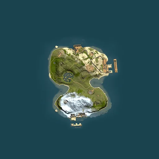 Rust map seed 1391762142, 1500x1500m top-down preview