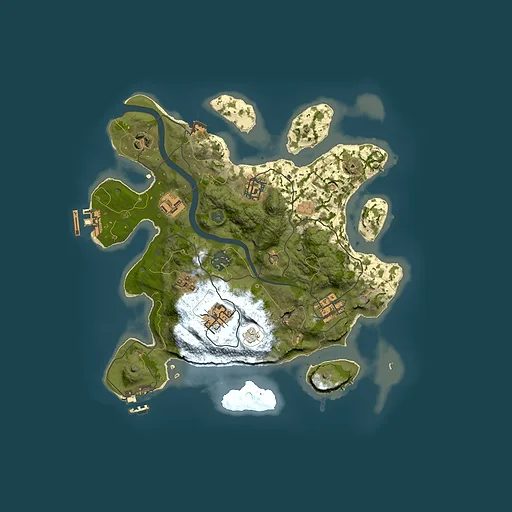 Rust map seed 1846989506, 3000x3000m top-down preview