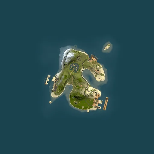 Rust map seed 1267189914, 1500x1500m top-down preview