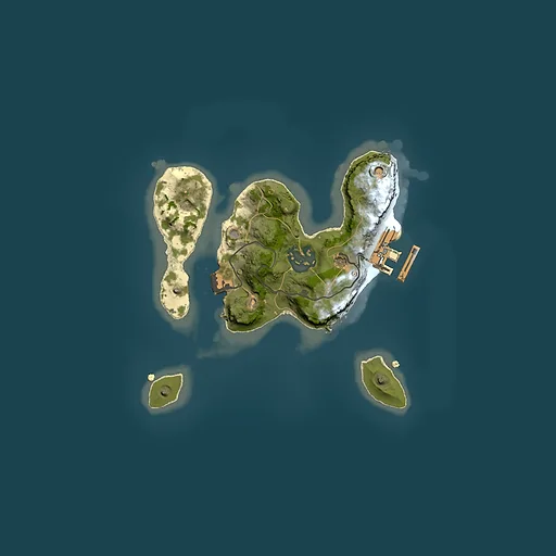 Rust map seed 1617961945, 2000x2000m top-down preview