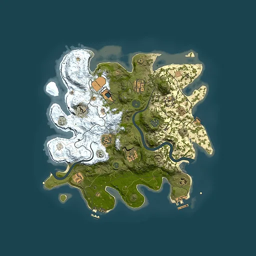 Rust map seed 1082562951, 3500x3500m top-down preview