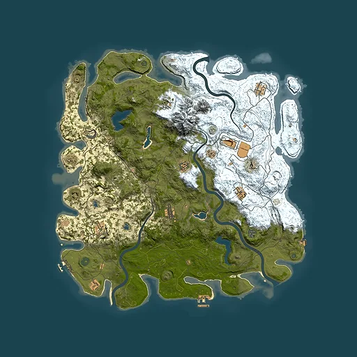 Rust map seed 968938048, 5000x5000m top-down preview