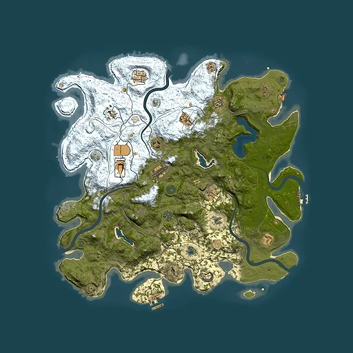 Rust map seed 1770692328, 4500x4500m top-down preview