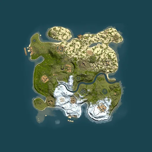 Rust map seed 1601565741, 3000x3000m top-down preview
