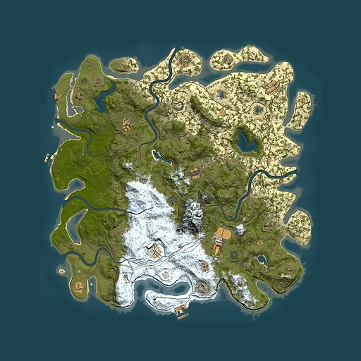 Rust map seed 567211475, 5000x5000m top-down preview