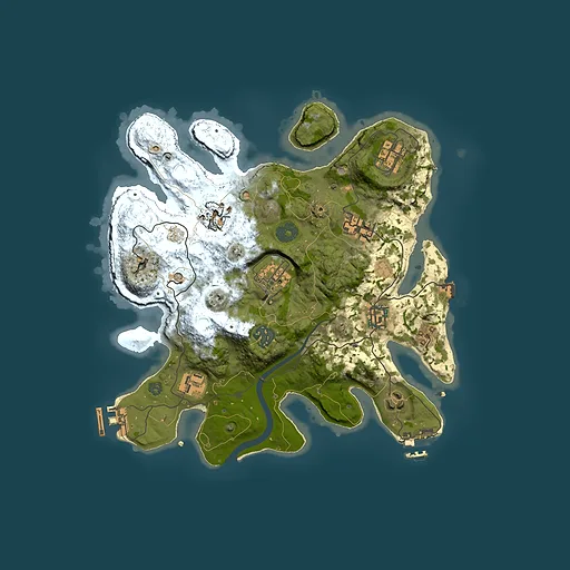 Rust map seed 920329933, 3000x3000m top-down preview