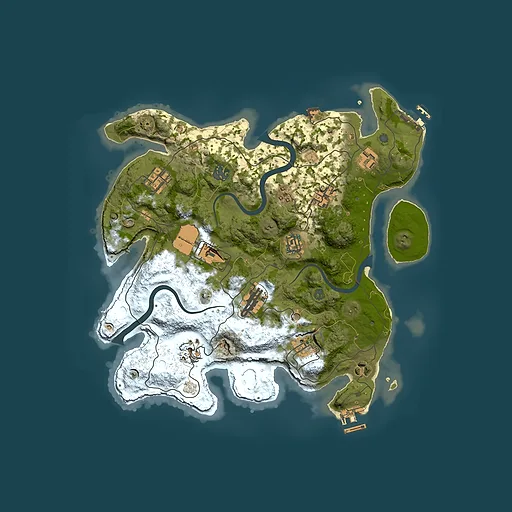 Rust map seed 473743124, 3500x3500m top-down preview