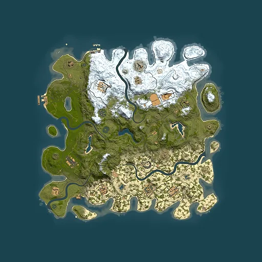 Rust map seed 1672379795, 4500x4500m top-down preview