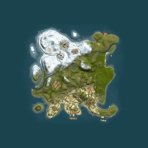 Rust map seed 990352746, 3000x3000m top-down preview