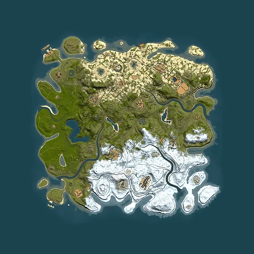 Rust map seed 654477713, 4500x4500m top-down preview