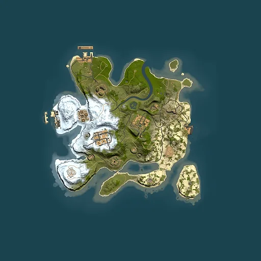 Rust map seed 308719625, 2500x2500m top-down preview