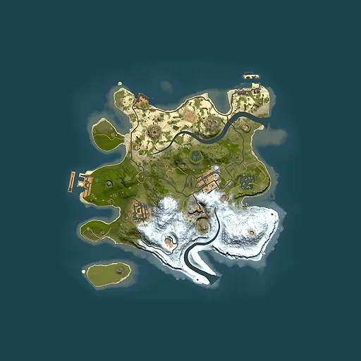 Rust map seed 1048329938, 2500x2500m top-down preview