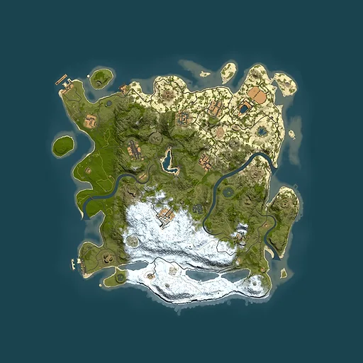 Rust map seed 1414265331, 4000x4000m top-down preview