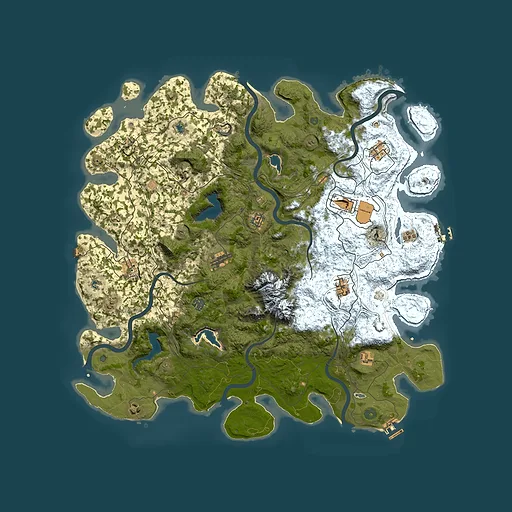 Rust map seed 1515592282, 5000x5000m top-down preview