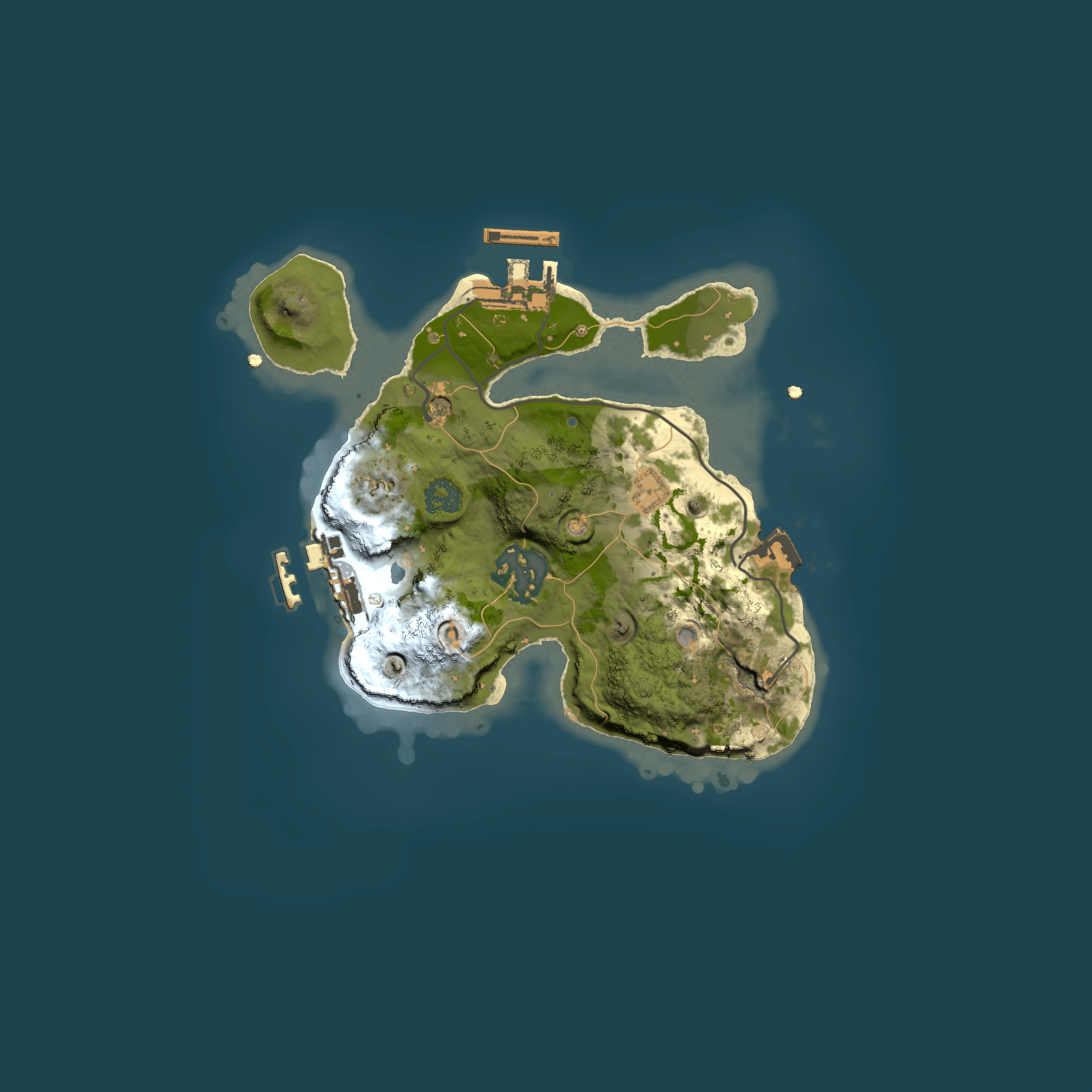 Full top-down render of Rust map seed 60418515, 2000x2000m