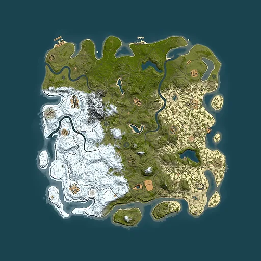 Rust map seed 1745596092, 5000x5000m top-down preview