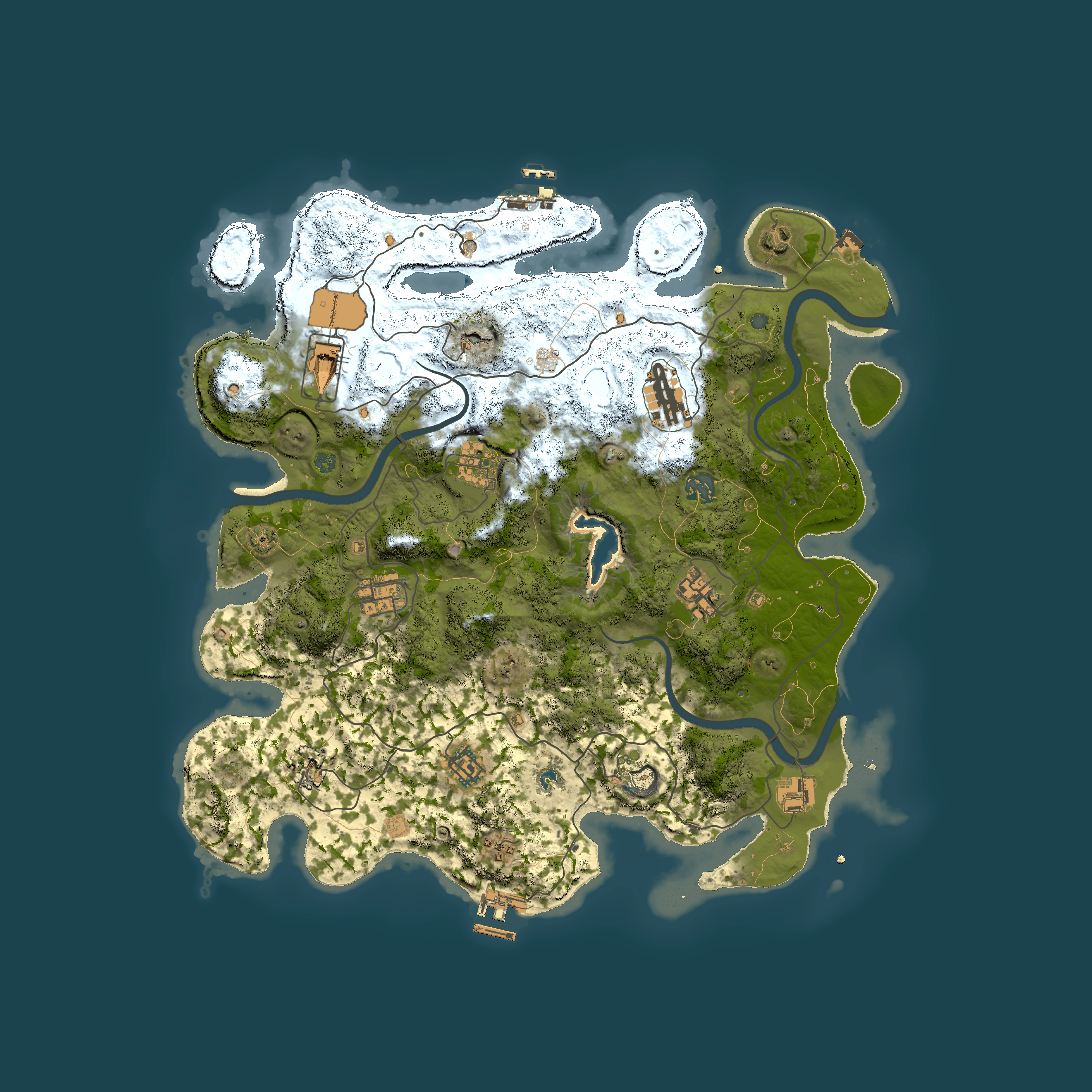 Full top-down render of Rust map seed 363117155, 4000x4000m
