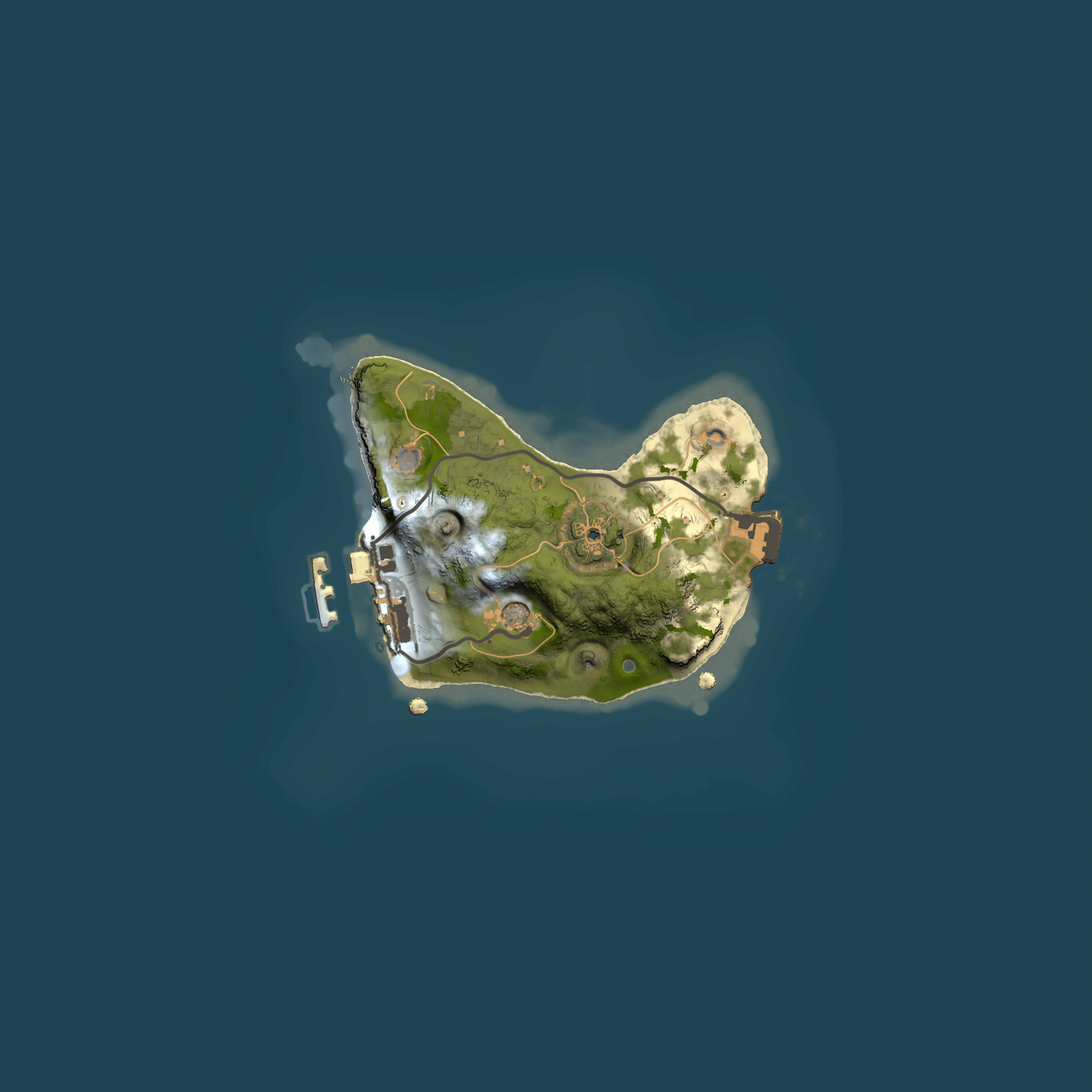 Full top-down render of Rust map seed 892194574, 1500x1500m