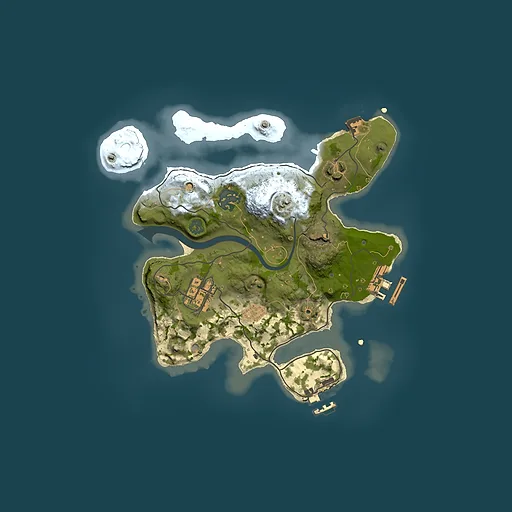 Rust map seed 1647848372, 2500x2500m top-down preview