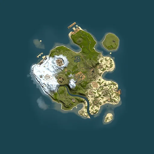 Rust map seed 726165698, 2500x2500m top-down preview