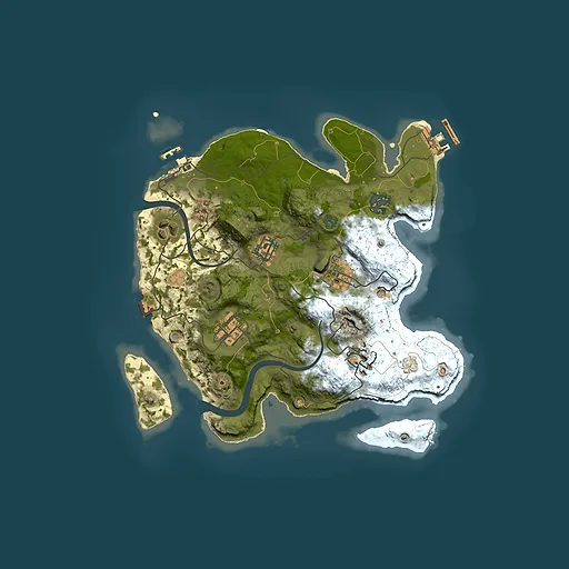 Rust map seed 1426317161, 3000x3000m top-down preview