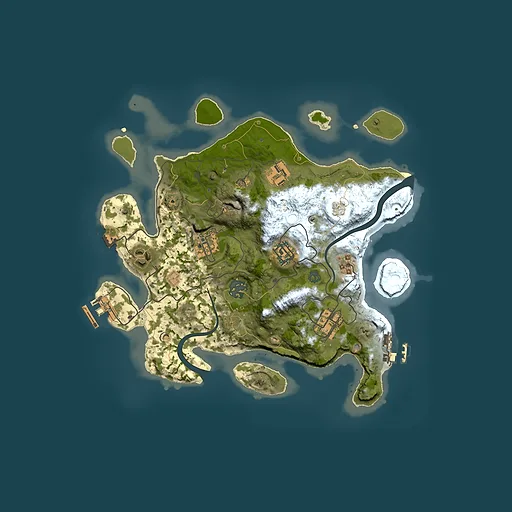 Rust map seed 1434969989, 3000x3000m top-down preview