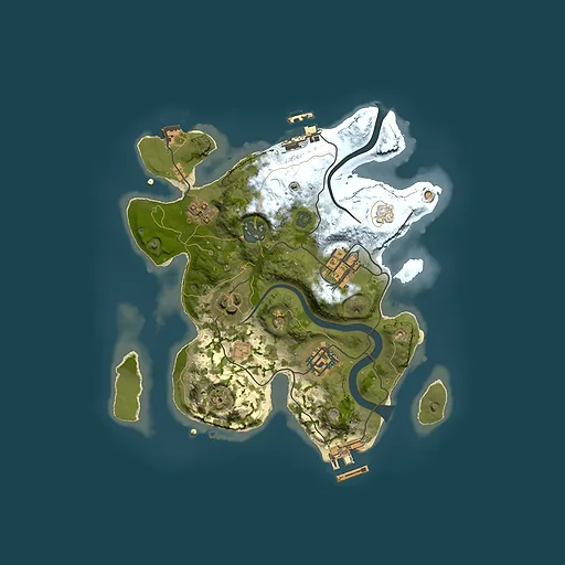 Rust map seed 377050317, 2500x2500m top-down preview