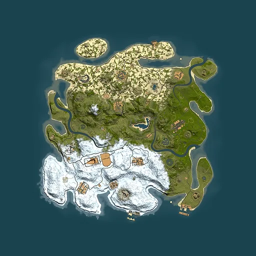 Rust map seed 931163034, 4000x4000m top-down preview