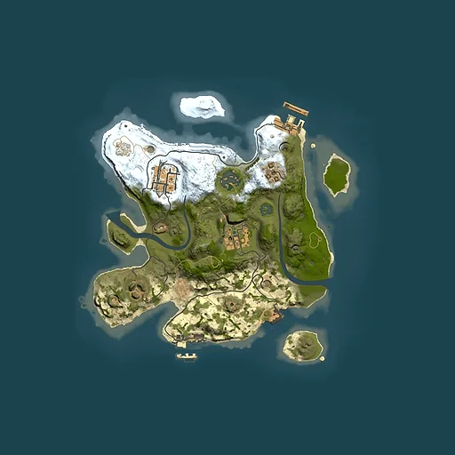 Rust map seed 967242935, 2500x2500m top-down preview