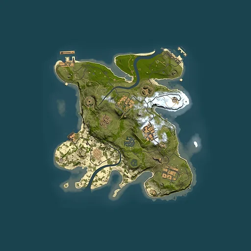 Rust map seed 633149913, 2500x2500m top-down preview