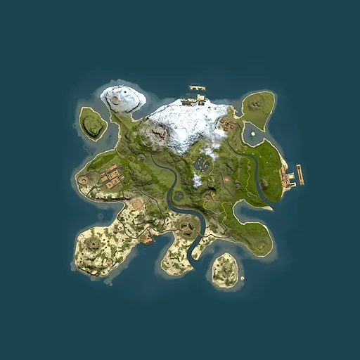 Rust map seed 2037850978, 2500x2500m top-down preview