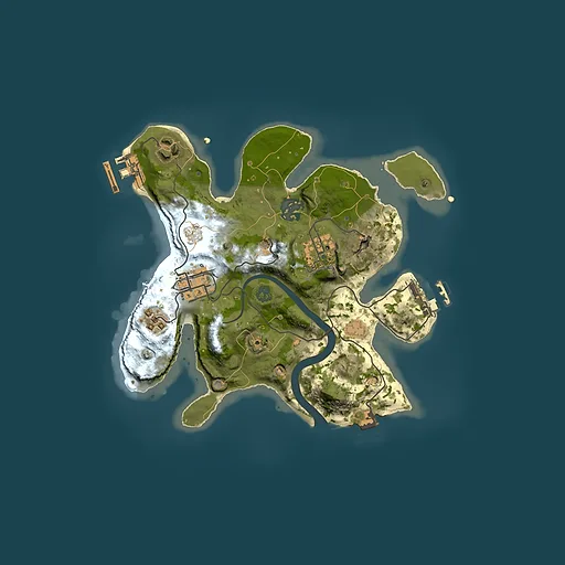 Rust map seed 1867385345, 2500x2500m top-down preview
