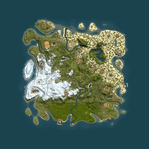 Rust map seed 270103449, 4500x4500m top-down preview