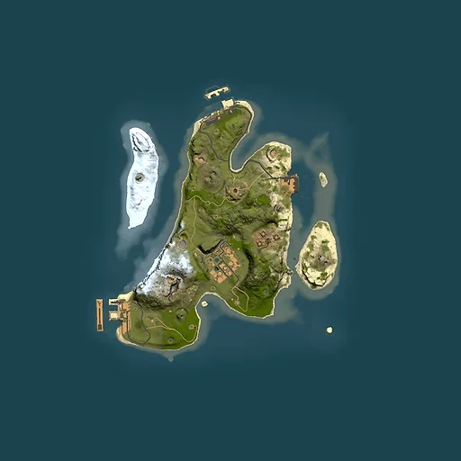 Rust map seed 1133608546, 2000x2000m top-down preview