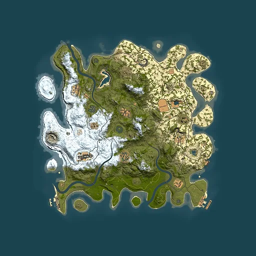 Rust map seed 13771367, 4000x4000m top-down preview