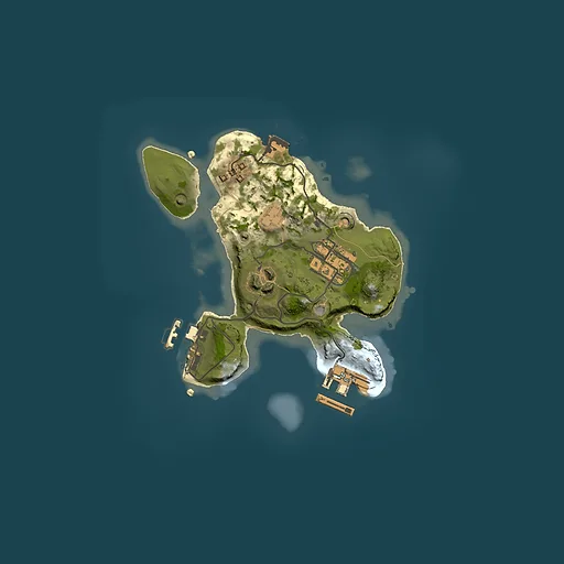 Rust map seed 835762064, 2000x2000m top-down preview
