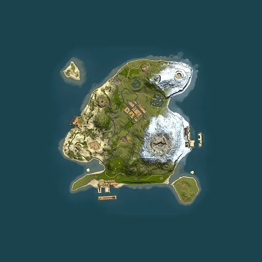 Rust map seed 1584870091, 2000x2000m top-down preview