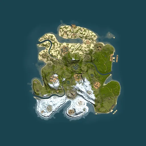 Rust map seed 1747863308, 3000x3000m top-down preview