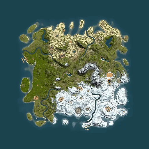 Rust map seed 404142103, 5000x5000m top-down preview